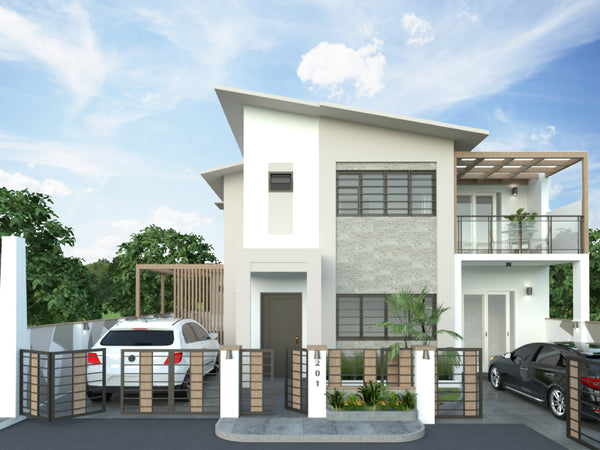 house exterior renovation in cainta rizal philippines modern and contemporary architecture style