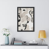 Framed Vertical Poster - Shades of Expression