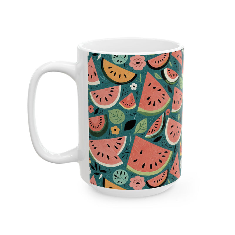 Summer Splash Watermelon Mug – Fresh & Fun Fruit-Inspired Design