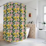 Botanical and Lemon Shower Curtain