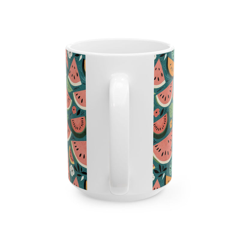 Summer Splash Watermelon Mug – Fresh & Fun Fruit-Inspired Design