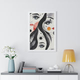 Framed Vertical Poster Print- Echoes of Emotion