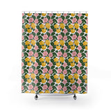 Botanical and Lemon Shower Curtain