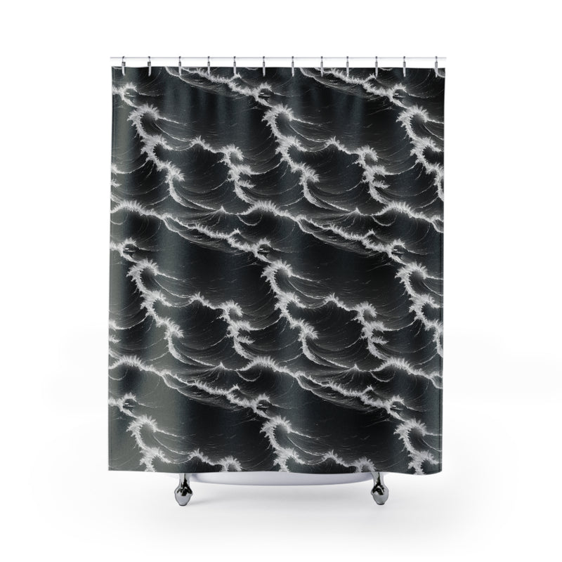 Copy of Fashion Shower Curtains - Silhouettes of Women in Vibrant Watercolor Patterns