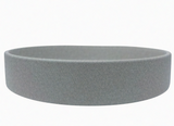 Side view of modern white ceramic decorative bowl used for contemporary home décor